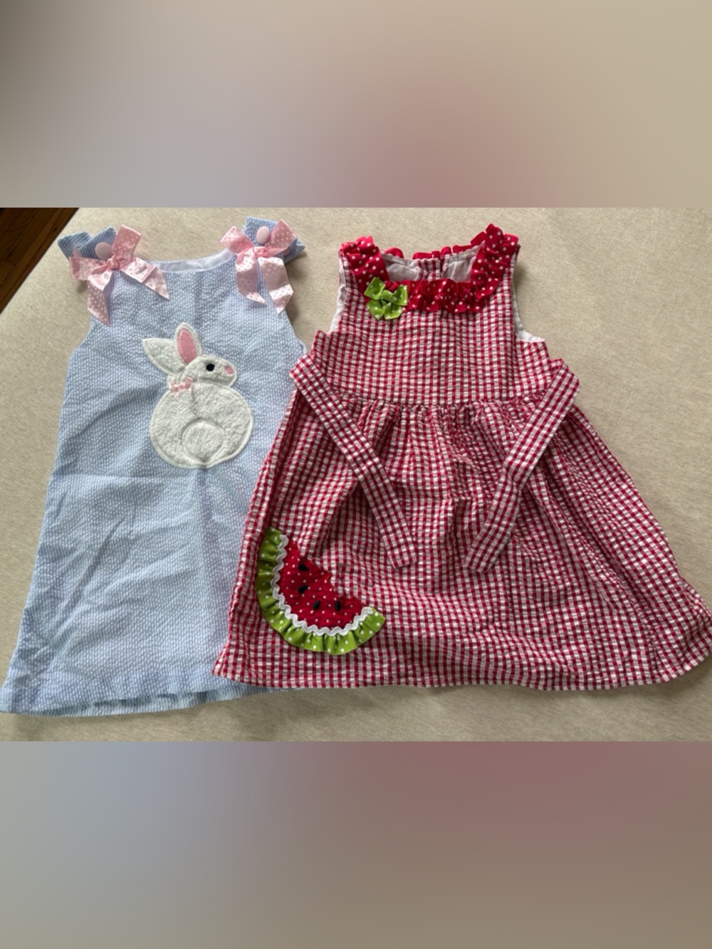 3T Girls Seersucker Summer Dresses Only Worn Once